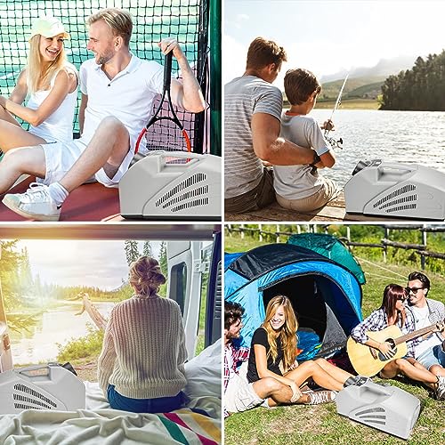 Portable Air Conditioner for Camping, Camping Air Conditioner, Tent Air Conditioner, 3 Wind Speeds, Low Noise and Low Power Consumption, for Outdoor Indoor