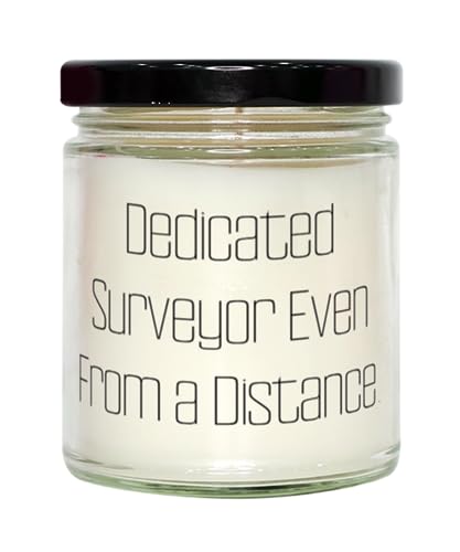 Unique Surveyor Gifts, Dedicated Surveyor Even from a Distance, Birthday Scent Candle for Surveyor from Colleagues, Gift Ideas, Surveyors, Gifts for Surveyors, Surveying