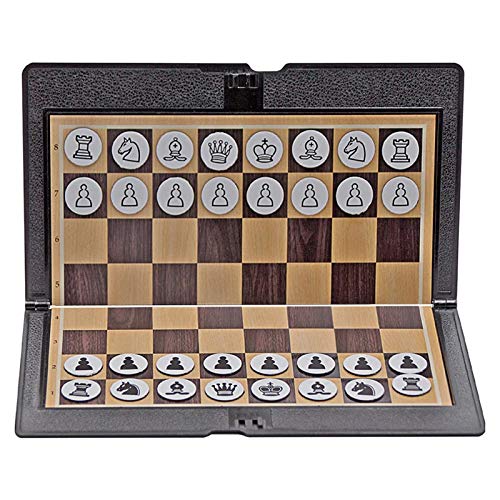 Chess Set Magnetic Chess Set Wallet Appearance Portable Folding Chessboard Board Games Travel Party Children Gift International Chess Chess Game Board Set