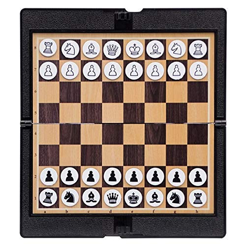 Chess Set Magnetic Chess Set Wallet Appearance Portable Folding Chessboard Board Games Travel Party Children Gift International Chess Chess Game Board Set