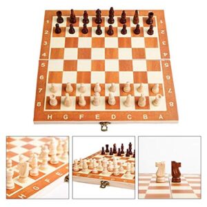 Chess Set International Chess Foldable Board Chess Game Travel Portable Chess Set International Chess Set Playing Gift for Kids Child Chess Game Board Set