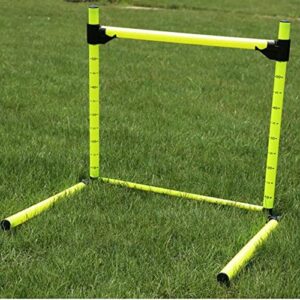 Pro Adjustable Hurdles with Scale, Lightweight Track & Field Workout Trainer Kit, Athletic Soccer & Football Training Equipment for Outdoor