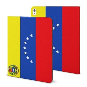 venezuelan flag fashion case for ipad 2020 air 4 （10.9in）, pen slot protective cover for ipad 2020 air 4 （10.9in）, convenient magnetic stand