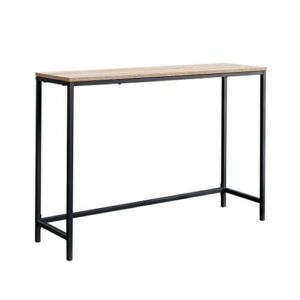 Sauder North Avenue Sofa Table, L: 41.50" x W: 11.50" x H: 28.03", Charter Oak Finish & North Avenue 3 Shelves Bookcase, Charter Oak Finish, L: 23.47" x W: 11.50" x H: 30.47"