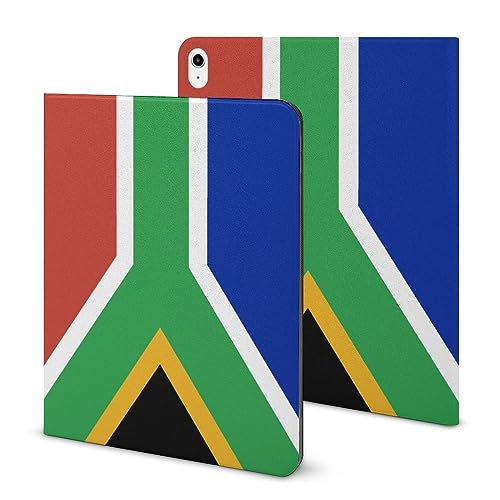 South African Flag Fashion Case for IPAD 2020 AIR 4 （10.9in）, Pen Slot Protective Cover for IPAD 2020 AIR 4 （10.9in）, Convenient Magnetic Stand