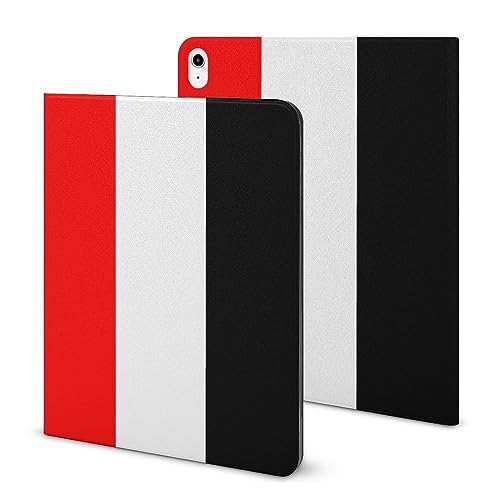 Yemen Flag Fashion Case for IPAD 2020 AIR 4 （10.9in）, Pen Slot Protective Cover for IPAD 2020 AIR 4 （10.9in）, Convenient Magnetic Stand