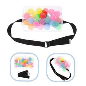 CLISPEED 3 Sets Shaking Prop Twerk Children Ability Outdoor Pingpong Parent-Child Kids Reaction Interactive Hand-Eye Coordination Toys Waist Ball Kit Plaything of Eye Pong Cognitive Belt