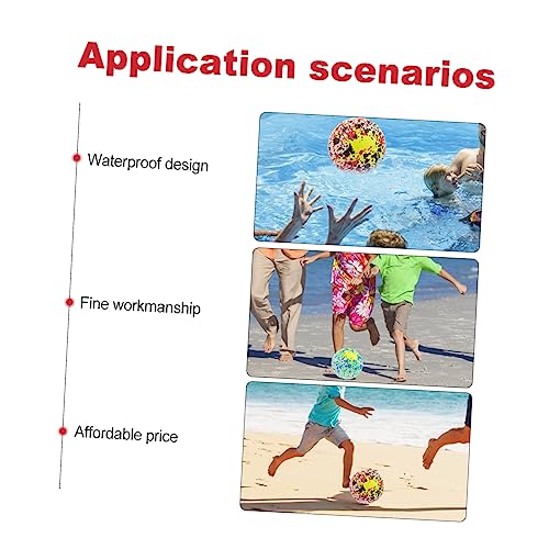 Alasum 5pcs Pool Ball Clear Beach Balls Inflatable Balls for Kids Beach Balls for Kids Plastic Beach Balls Toddlers Beach Balls Inflatable Pool Toys Beach Water Ball Float Ball Soft Toy