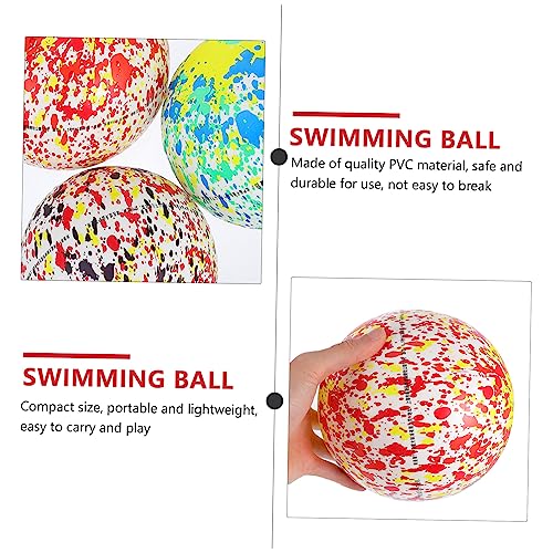 Alasum 5pcs Pool Ball Clear Beach Balls Inflatable Balls for Kids Beach Balls for Kids Plastic Beach Balls Toddlers Beach Balls Inflatable Pool Toys Beach Water Ball Float Ball Soft Toy