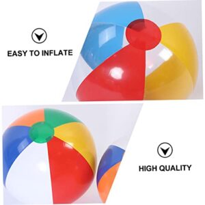 ibasenice 12PCS Beach Ball Dance Party Decorations Kids playset Outdoor Inflatable Pool Swimming Pool for Kids Baby Toy Outside Toys PVC Sports Ball Water Park Ball Inflatable Ball Summer