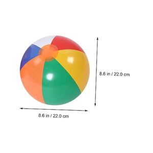 TOYANDONA 12PCS Beach Ball Prom Decorations Inflatable Kiddie Pool Outdoor Kids Toys Swimming Pool for Kids Toys for Kids Outside Toys Kids Playing Ball Kids Swimming Toy Water Park Ball PVC