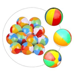 TOYANDONA 12PCS Beach Ball Prom Decorations Inflatable Kiddie Pool Outdoor Kids Toys Swimming Pool for Kids Toys for Kids Outside Toys Kids Playing Ball Kids Swimming Toy Water Park Ball PVC