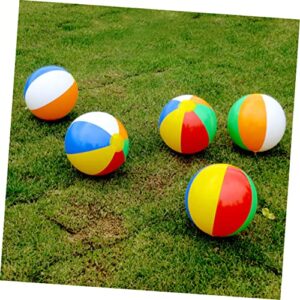 TOYANDONA 12PCS Beach Ball Prom Decorations Inflatable Kiddie Pool Outdoor Kids Toys Swimming Pool for Kids Toys for Kids Outside Toys Kids Playing Ball Kids Swimming Toy Water Park Ball PVC