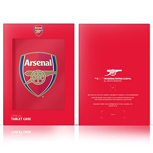 Head Case Designs Officially Licensed Arsenal FC Home 2023/24 Crest Kit Leather Book Wallet Case Cover Compatible with Apple iPad Air 2020/2022