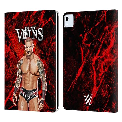 Head Case Designs Officially Licensed WWE in My Veins Randy Orton Leather Book Wallet Case Cover Compatible with Apple iPad Air 2020/2022