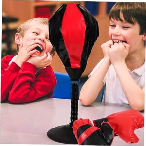 ibasenice 1 Set Boxing Suit Kids Sports Toys Office Desk Toys Decompression Toys Blow up Punch Bag Boxing Reflex Set Exercise Punching Bag Children Plaything Pressure Relief Balls Kit Indoor