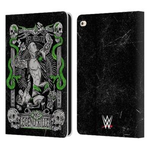 head case designs officially licensed wwe poster art randy orton leather book wallet case cover compatible with apple ipad air 2 (2014)
