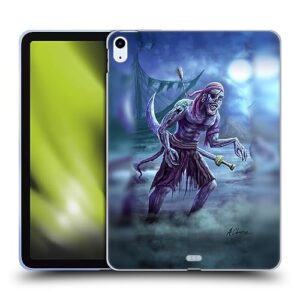 head case designs officially licensed anthony christou zombie pirate art soft gel case compatible with apple ipad air 2020/2022