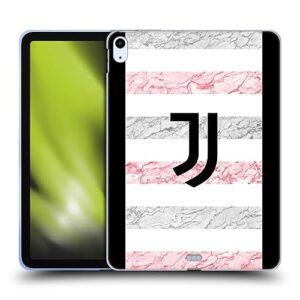 head case designs officially licensed juventus football club away 2023/24 match kit soft gel case compatible with apple ipad air 2020/2022