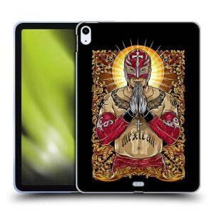 head case designs officially licensed wwe glow rey mysterio soft gel case compatible with apple ipad air 2020/2022
