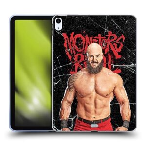 head case designs officially licensed wwe monsters are real braun strowman soft gel case compatible with apple ipad air 2020/2022