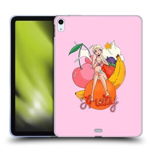 head case designs officially licensed chloe moriondo fruity graphics soft gel case compatible with apple ipad air 2020/2022