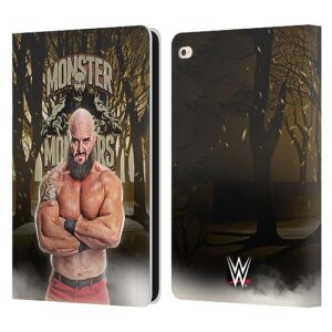 head case designs officially licensed wwe portrait braun strowman leather book wallet case cover compatible with apple ipad air 2 (2014)