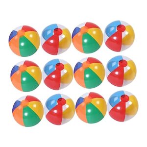 Alasum 36 pcs Balls Blow Toy Birthday Theme Water Decorations Party Beach Fun Park Pool Random Hawaiian PVC Lake Outdoor for Ball Luau Color Inflatable Play Games Swimming Summer Up