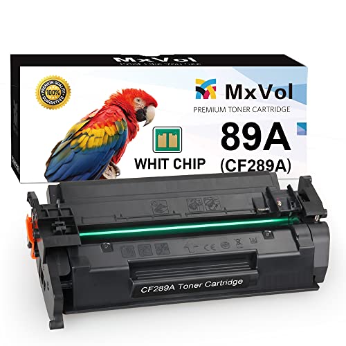 MxVol Compatible 89A CF289A Black Toner Cartridge (with CHIP) Replacement for HP 89A CF289A 89X CF289X for HP Enterprise M507 M507n M507dn M507x MFP M528dn M528f M528c M528z Printer Toner (1-Pack)