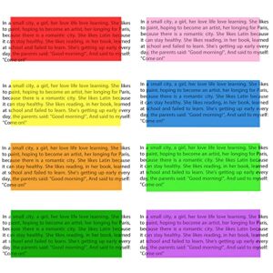 32 pieces colored overlays for dyslexia, guided reading highlight strips, colored overlay reading tracking rulers for dyslexia irlens, adhd and visual stress