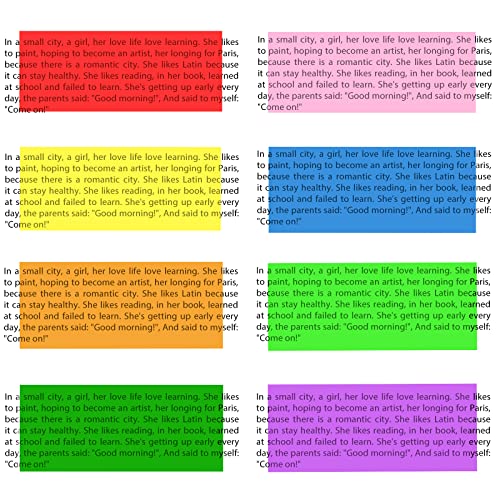 32 Pieces Colored Overlays for Dyslexia, Guided Reading Highlight Strips, Colored Overlay Reading Tracking Rulers for Dyslexia Irlens, ADHD and Visual Stress