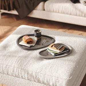 Umbra Hub Serving Trays, Set of 2, Charcoal/Grey