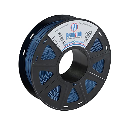 PRINTALOT PLA 3D Printer Filament, Dimensional Accuracy +/- 0.03 mm, 1 kg Spool, 1.75 mm Cobalt