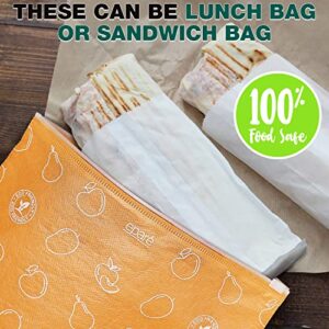 Eparé Reusable Produce Bags for Grocery Washable - Set of 10 Bulk Vegetable Bags For Refrigerator - Grocery Store Produce Bags - Green Crisper Bag for Fruit & Other Veggie Products