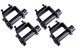 mytee products (4 pack) bolt on winch flatbed trailer truck winches