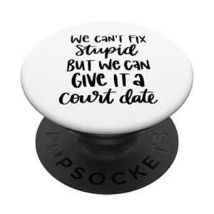 funny law student paralegal and lawyer popsockets swappable popgrip