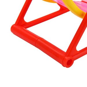 Hamster Running Wheel Small Pet Fitness Silent Spinner Sports Toy with Stand Random Color