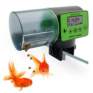 smart aquarium mini automatic fish feeder vacation auto fish tank feeders with timer pet feeding dispenser lcd fish feeder tool