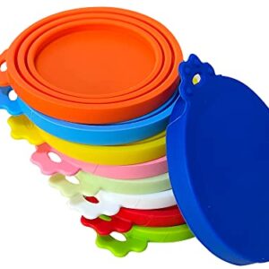 9 Pcs Food Can Lids Pet Can Covers for All Standard Size Dog and Cat Food Can Lids