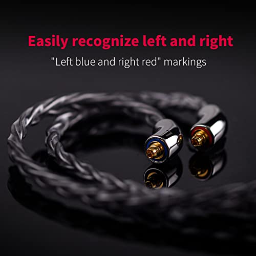 FiiO LC-RDPro Headphone Cable Upgrade 3.9FT High Resolution MMCX Comes with 2.5/3.5/4.4mm Swappable Plugs