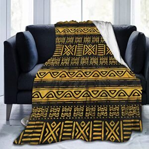african blankets & throws blanket soft, african art throw blanket blanket flannel blanket for home outdoor(50"x40")