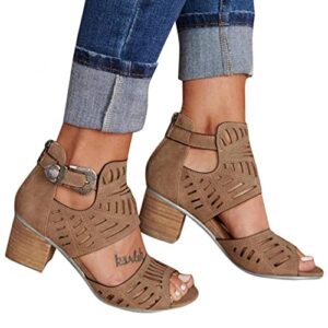 lace up sandals, sandals for women, women's mindra espadrille wedge sandal women's bold buckles studded wedge sandal brown