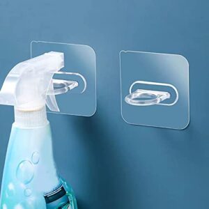 VALINK 1/10 PCS Waterproof Spray Bottle Holder Wall Mount Adhesive Spray Bottle Rack Wall Hanger Hooks Kitchen Storage Accessories