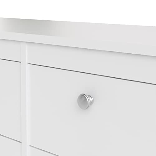 Tvilum 8 Drawer Double Dresser, White