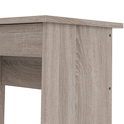 Tvilum 5 Drawers Desk, Truffle