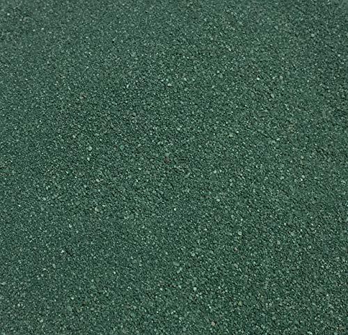 MIGHTY109 Artificial Turf Infill Sand Green. 40 Pounds.