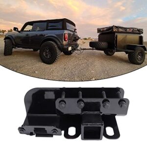 trailer hitch tow hook fit for ford bronco 2dr 4dr 2021 2022 2023 heavy duty class 3 2-inch receiver