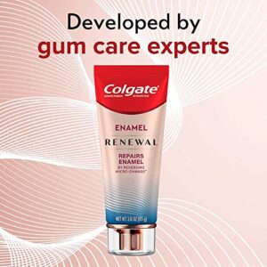 Colgate Enamel Renewal Enamel Repair Toothpaste with Whitening, Mint Whitening Toothpaste, 3 Oz