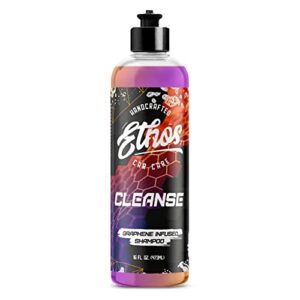 ethos cleanse - graphene car shampoo graphene ceramic coating infused car wash soap (16 oz)