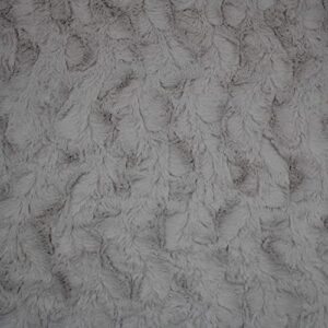 texco inc short pile 1/2 inch mongolian faux fur fabric, oatmeal 1 yard